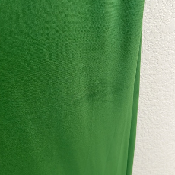 Tibi Serpentine Jersey Dress in Green Sz S - Picture 4 of 8